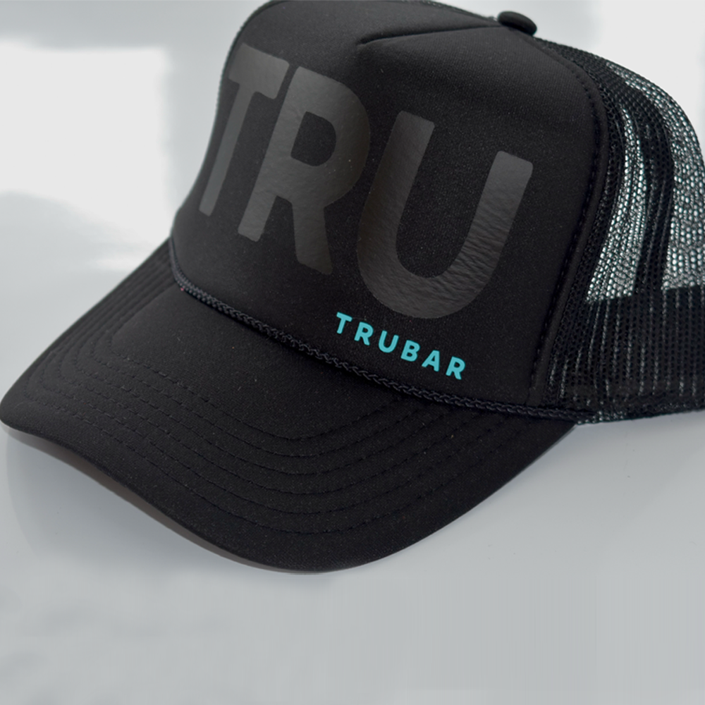 TRU Trucker Hat  - Blue Detail